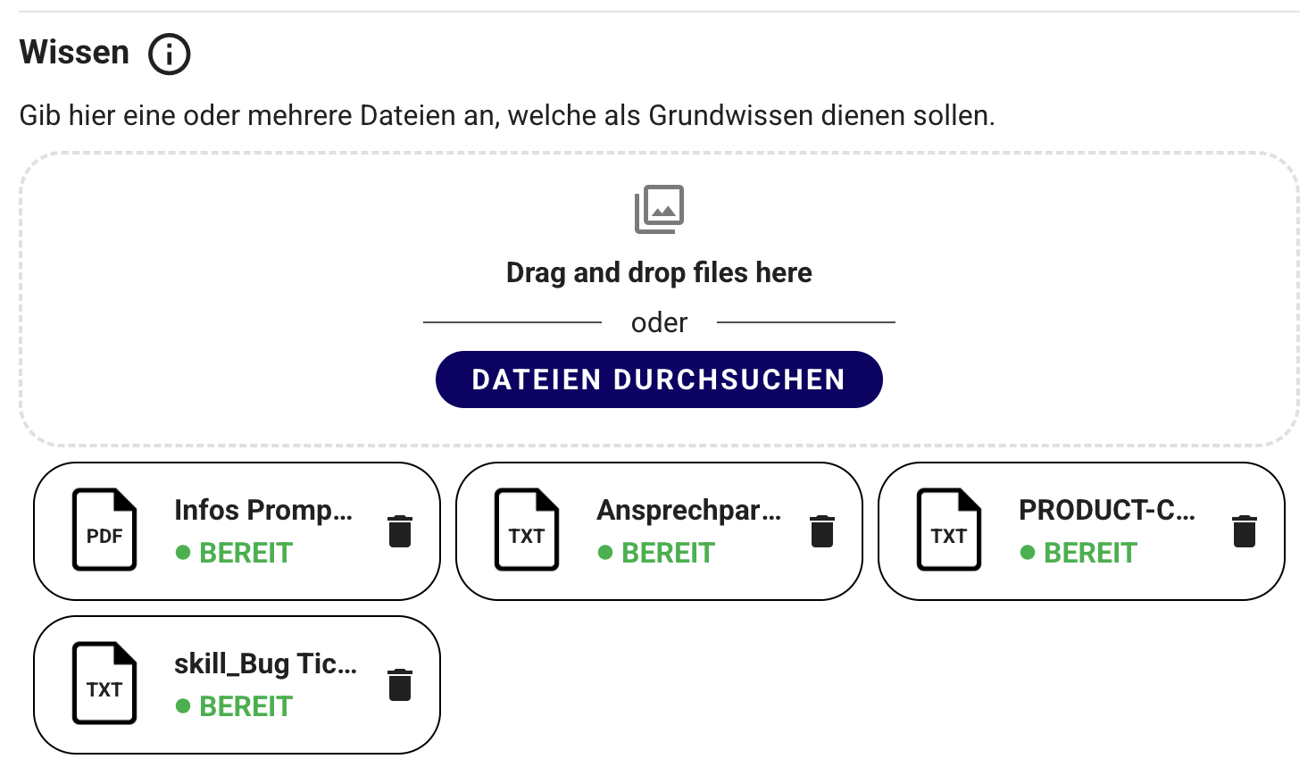 Agenten mit mehreren Dokumenten und OCR-Erkennung